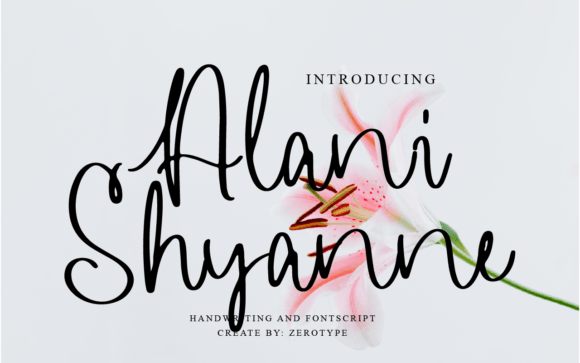 Alani Shyanne Font Review: Elevating Web Design with Elegance