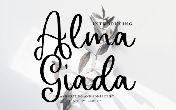 Alma Giada: A Premium Script Font for Elegant Web Design
