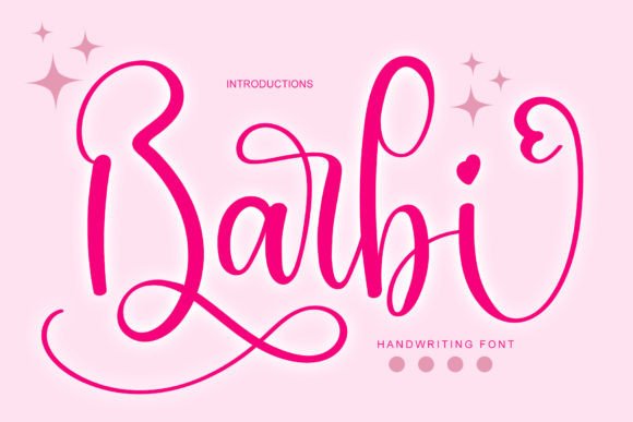 Barbi: A Dainty Script Font for Elegant Brand Identity
