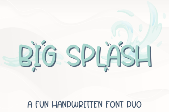 Big Splash Font: A Playful Script for Makers