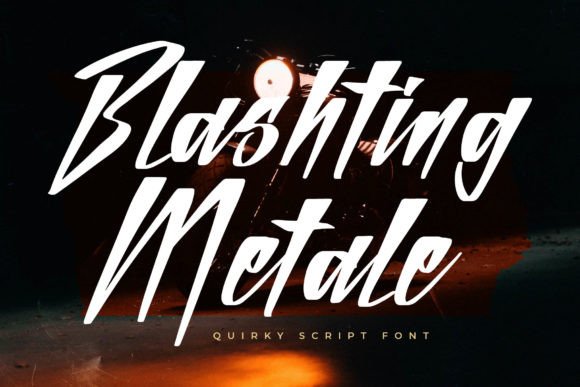 Blashting Metale: The Script Font That Upgrades Your Brand