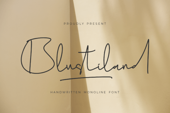 Blustiland: A Handwritten Font for Bold Campaigns