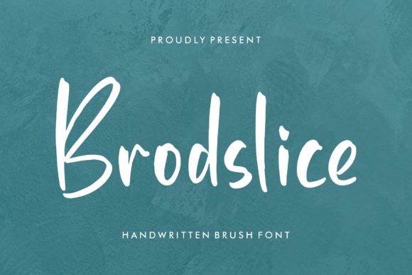 Brodslice: The Handwritten Font for Crafters