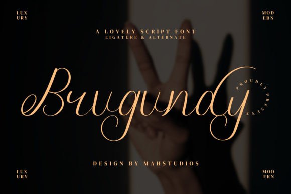 Brugundy: A Deluxe Script Font for Elegant Branding