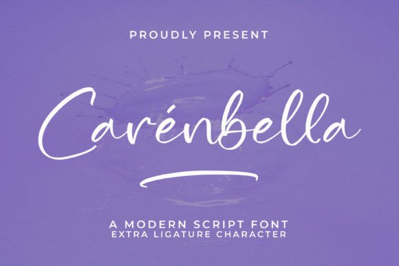 Carenbella: A Dazzling Script Font for Handmade Brands