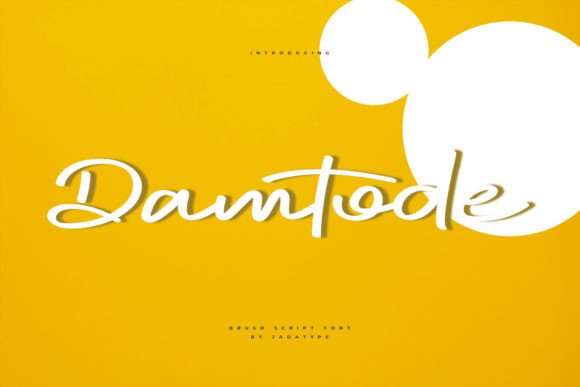 Damtode: A Script Font That Elevates Small Business Branding