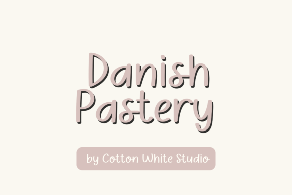 Danish Pastry: A Handwritten Typeface for Editorial Charm