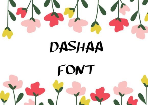 Dashaa: A Handwritten Typeface for Authentic Branding