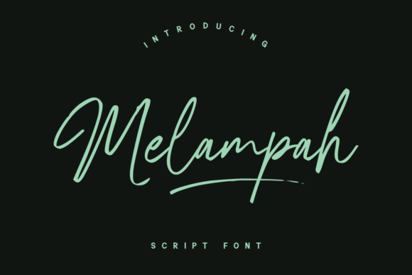 Designing with Melampah: A Graceful Script Font for Brand Identity
