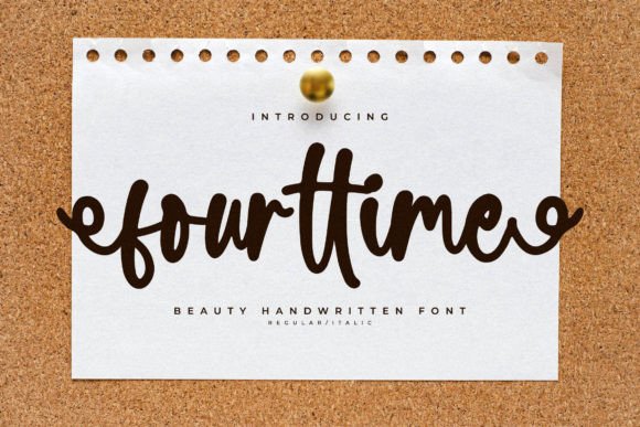 Elevate Your Brand with the Fourttime Typeface