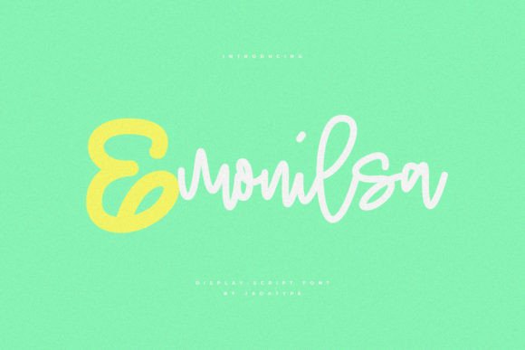 Emonilsa: A Playful Script Font for Small Business Branding