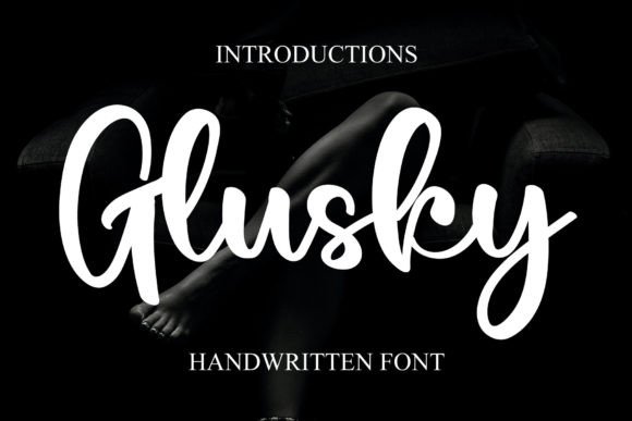 Glusky: A Stylish Script Font for Your Brand Identity