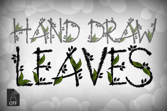 Hand Draw Leaves: A Script Font for Authentic Campaigns