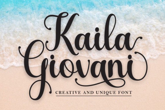 Kaila Giovani: The Script Font That Stops the Scroll
