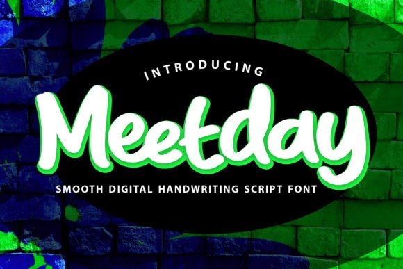 Meetday: The Handwritten Script Font for Clear Campaigns