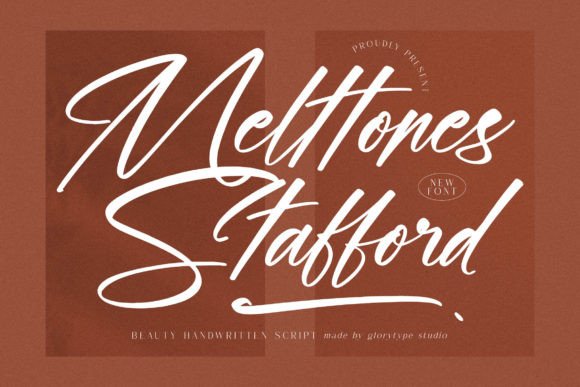 Melttones Stafford: A Handwritten Script Font for Editorial Design