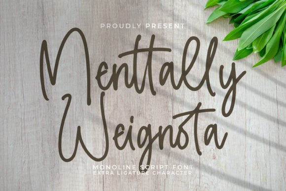 Menttally Weignota: A Premium Script Font for Digital Branding
