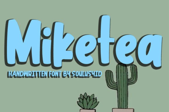 Miketea: A Bold Script Font for Modern Web Design