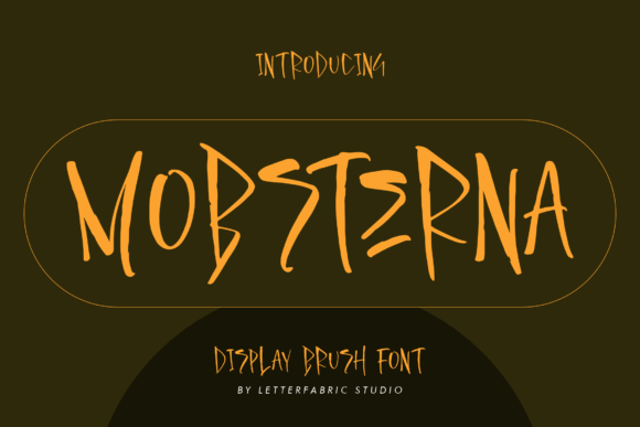 Mobsterna: The Perfect Brush Font for Handmade Brands