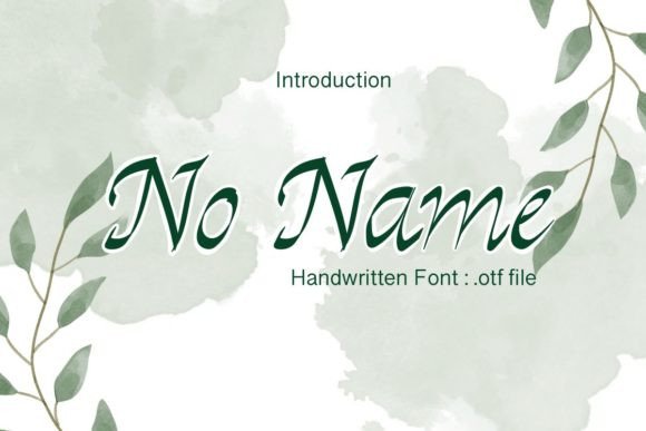No Name Font Review: A Spring Script for Web Design