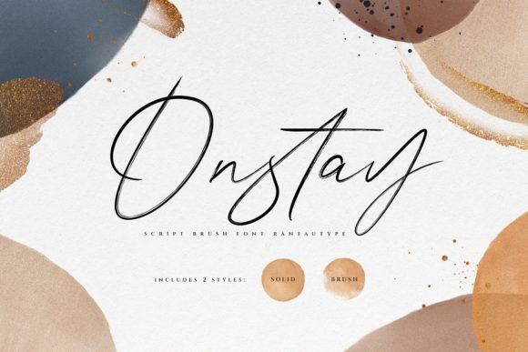 Onstay Font Review: A Versatile Script for Modern Branding