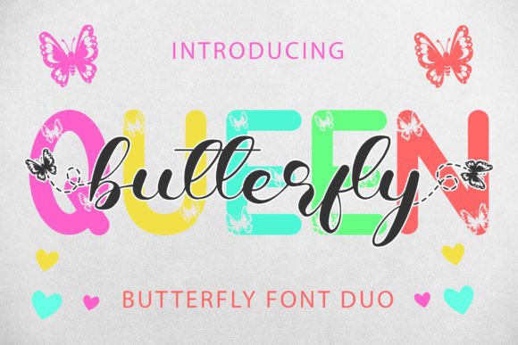 Queen Butterfly: A Playful Script Font for Sweet Branding