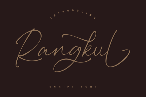Rangkul Script Font: A Gentle Touch for Editorial Design