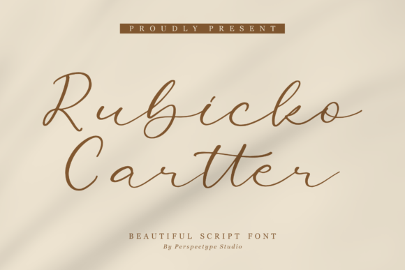 Rubicko Cartter: The Handwritten Font for Authentic Branding