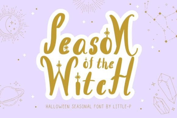 Season of the Witch Font for Handmade Halloween Goods