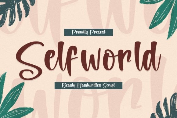 Selfworld: A Handwritten Typeface for Editorial Design