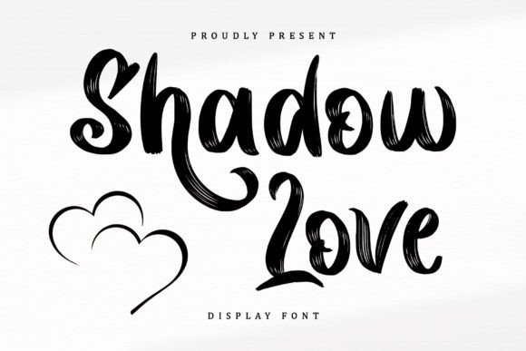Shadow Love: A Handwritten Typeface for Modern Editorial Design