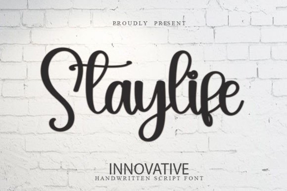 Staylife: A Handwritten Typeface for Editorial Warmth