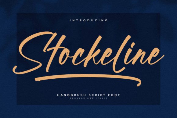 Stockeline: The Script Font That Elevates Your Brand