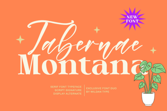 Tabernae Montana: A Serif and Script Typeface for Editorial Design