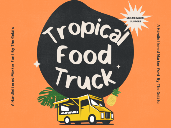 Tropical Food Truck Font Review for Web Designers