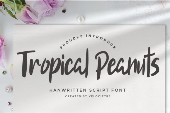 Tropical Peanuts: A Script Font for Memorable Branding