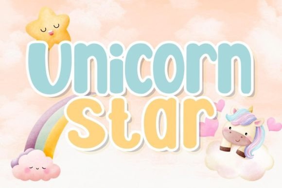 Unicorn Star: The Magical Typeface for Scroll-Stopping Designs