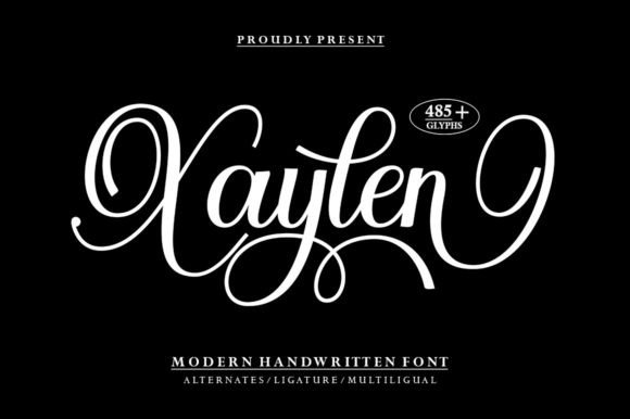 Xaylen: A Distinct Script Font for Strong Brand Identity